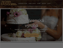 Tablet Screenshot of cukraren.joll.sk
